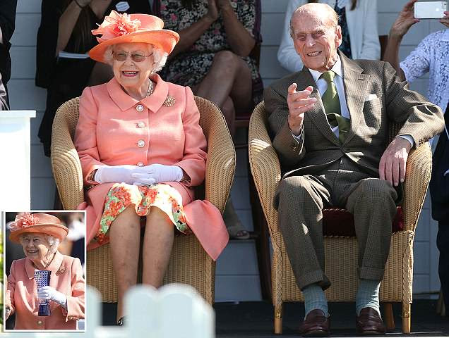 Rainha e PrÃncipe Philip participam da Royal Windsor Cup