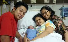 sama ayah Rani dan ucu