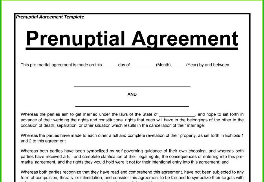 Legal structure International prenuptial agreement template