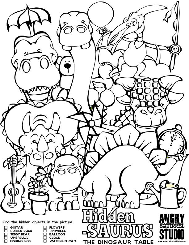 Download 305+ Crafts Dinos Hidden Past Craft Coloring Pages PNG PDF File