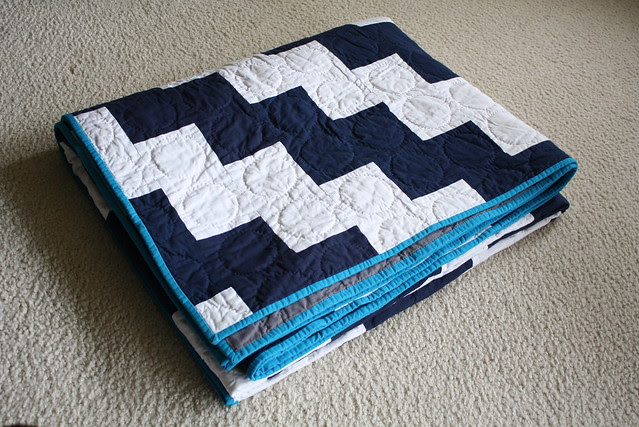 Zig-zag quilt