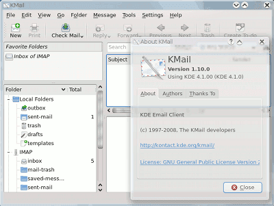 KMail for KDE4