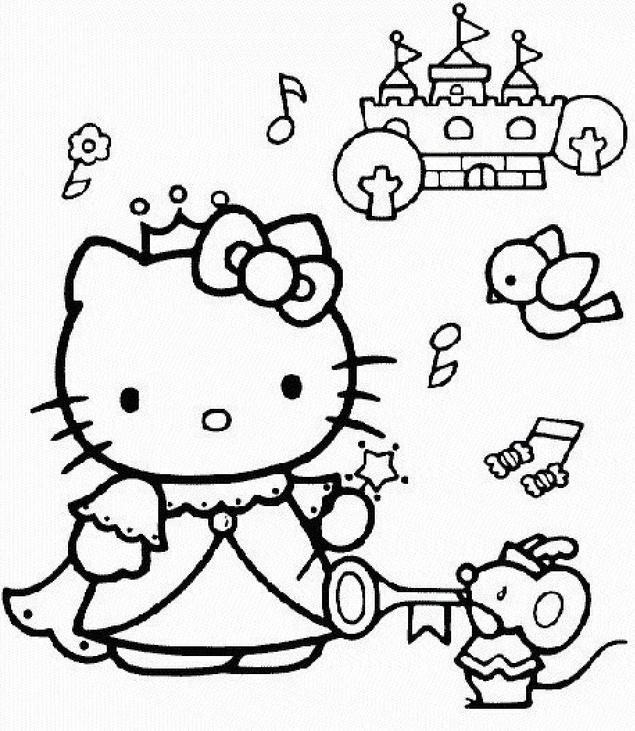 Disegni Da Colorare Hello Kitty Principessa Coloradisegni