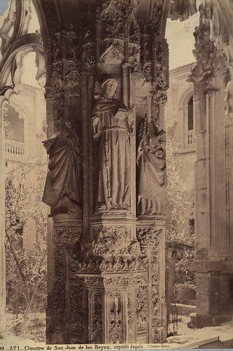 Claustro de San Juan de Los Reyes en el siglo XIX. Fotografía de Jean Laurent. Frances Loeb Library, Graduate School of Design, Harvard University. H. H. Richardson Collection