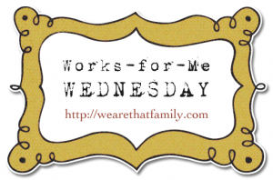 works for me wednesday at we are that family