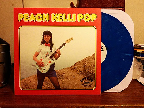 Peach Kelli Pop - S/T LP (#2) - Blue Vinyl (/300) by Tim PopKid