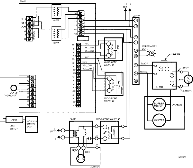 [Download 25+] Honeywell V8043 Zone Valve Wiring Diagram
