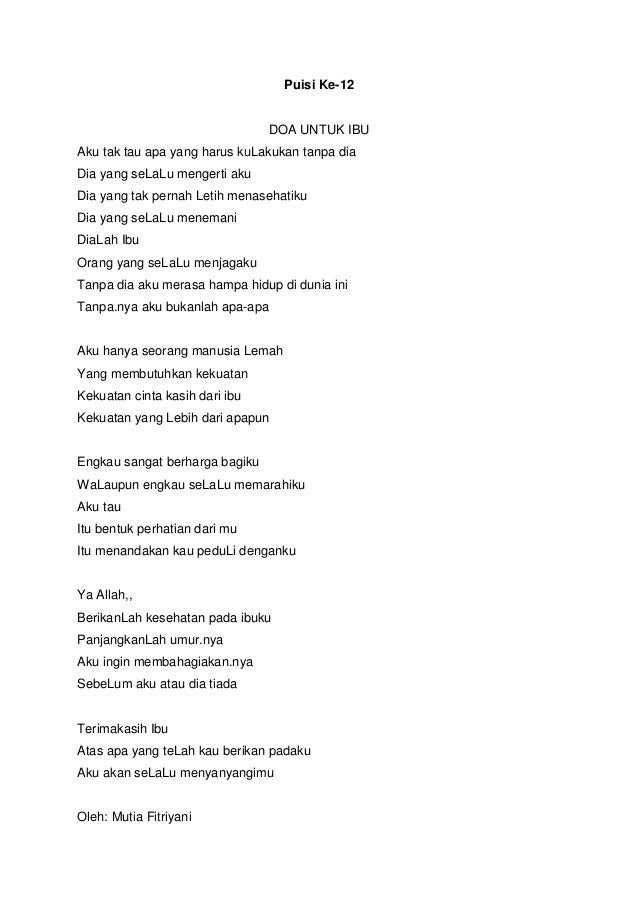 Puisi Emansipasi Wanita Sajak Dan Puisi