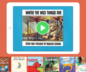 Huge selection of read-to-me and audiobooks.