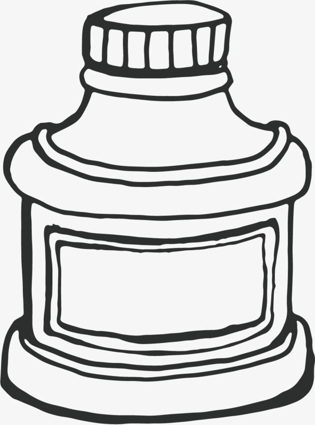 Simple Ink Bottle Drawing - Popular Century