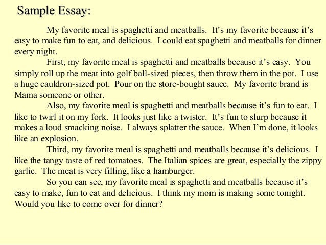 my best food essay writing