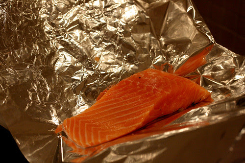 Salmon in foil