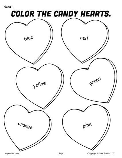 Printable Heart Coloring Pages For Preschoolers : Heart Tracing