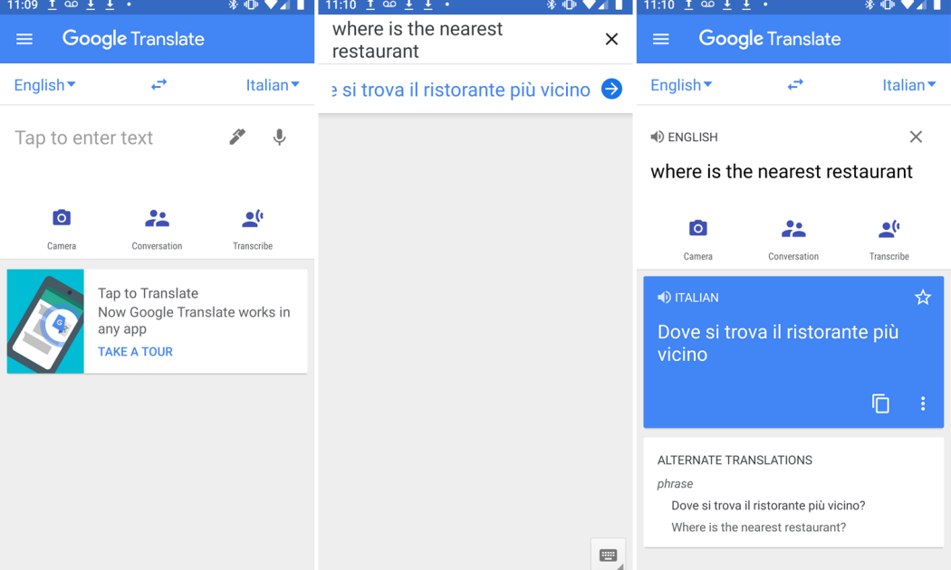how can i translate a text to english