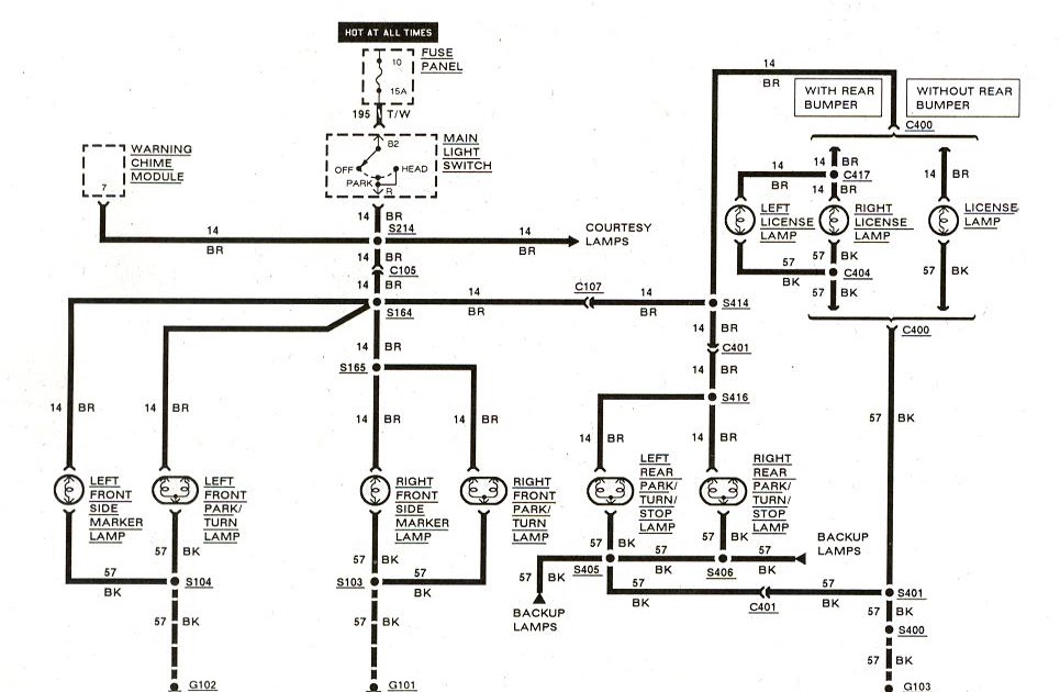 1989 Mustang Headlight Switch Wiring Diagram - OUCAHM