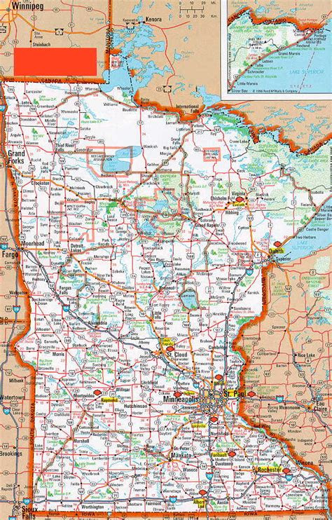 Detailed Minnesota Road Map - Road Map