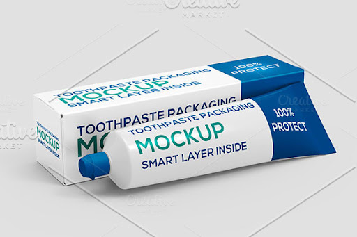 Download Free Download Toothpaste Packaging Mock Up PSD Mockups.