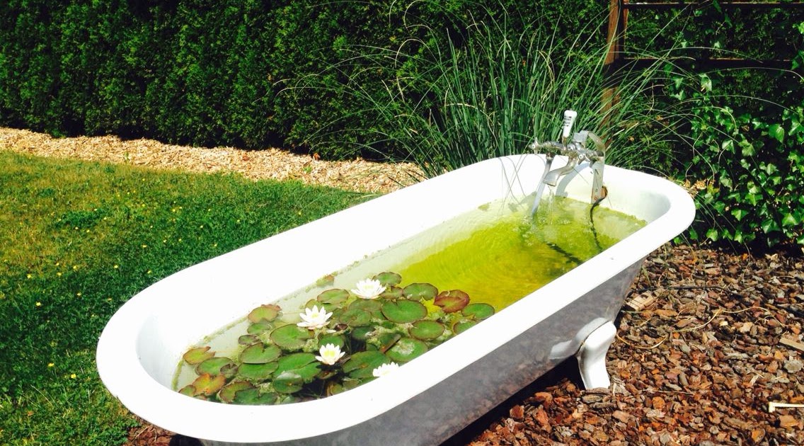 Badewanne Im Garten Gartengestaltung Idee