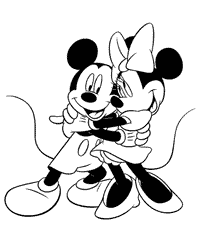 Mickey mouse printable coloring pages
