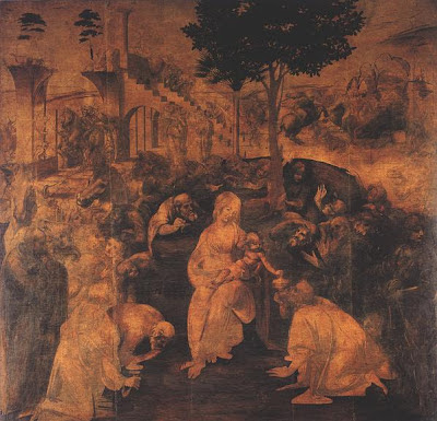 MyArtVista: Adoration of the Magi by Leonardo da Vinci