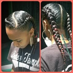 Black Hairstyles For Medium Length Hair 2014 2 French Braid