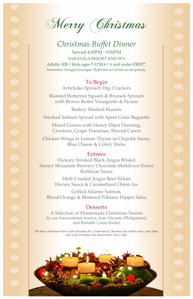 Christmas Eve Seafood Buffet Menu Ideas Christmas Eve Dinner Menu
