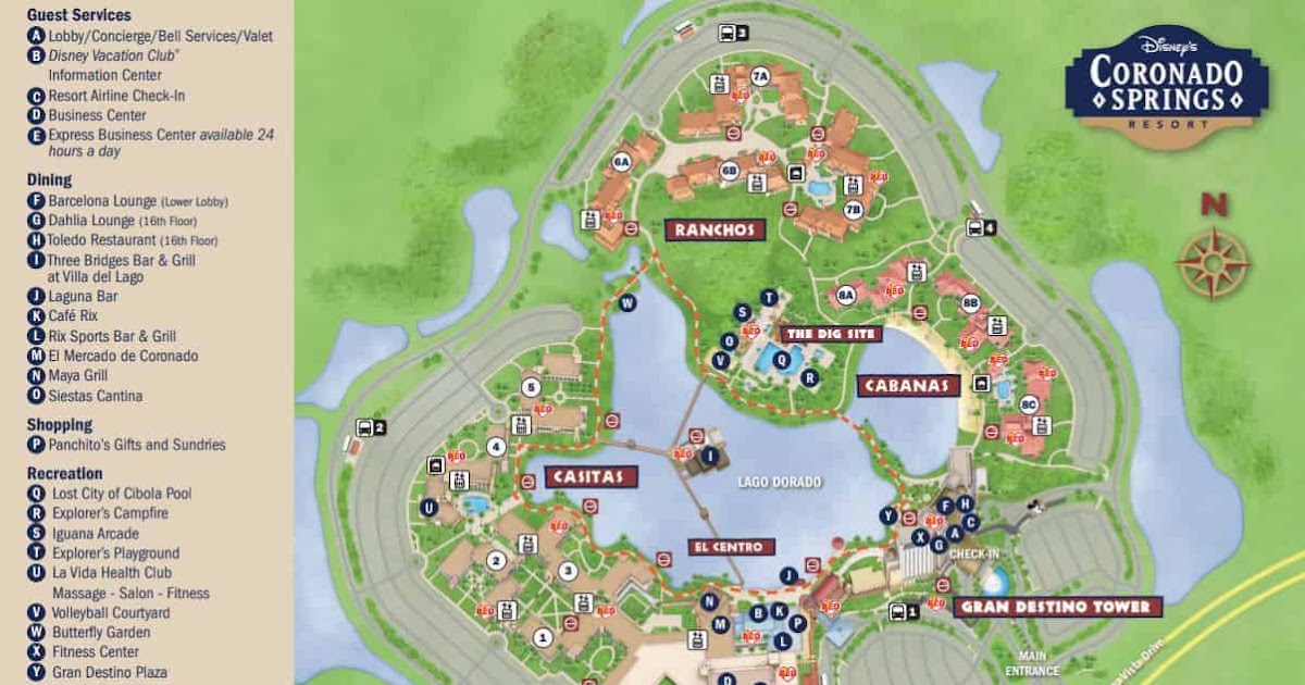 Disney Grand Floridian Resort Map