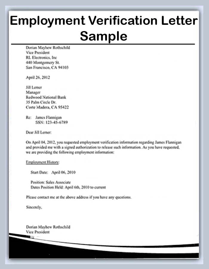 sample letter of employment pdf