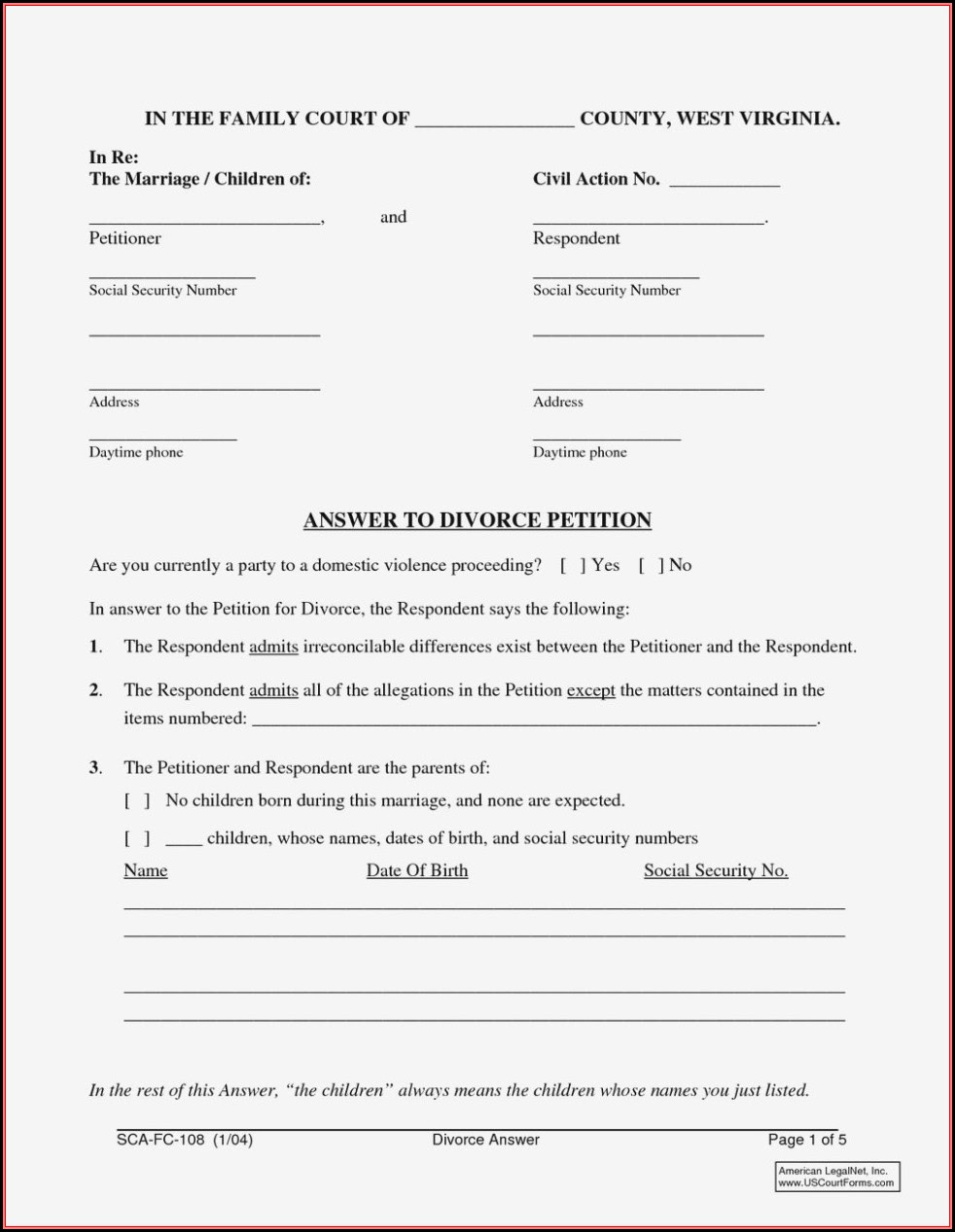 oklahoma divorce forms pdf form resume examples