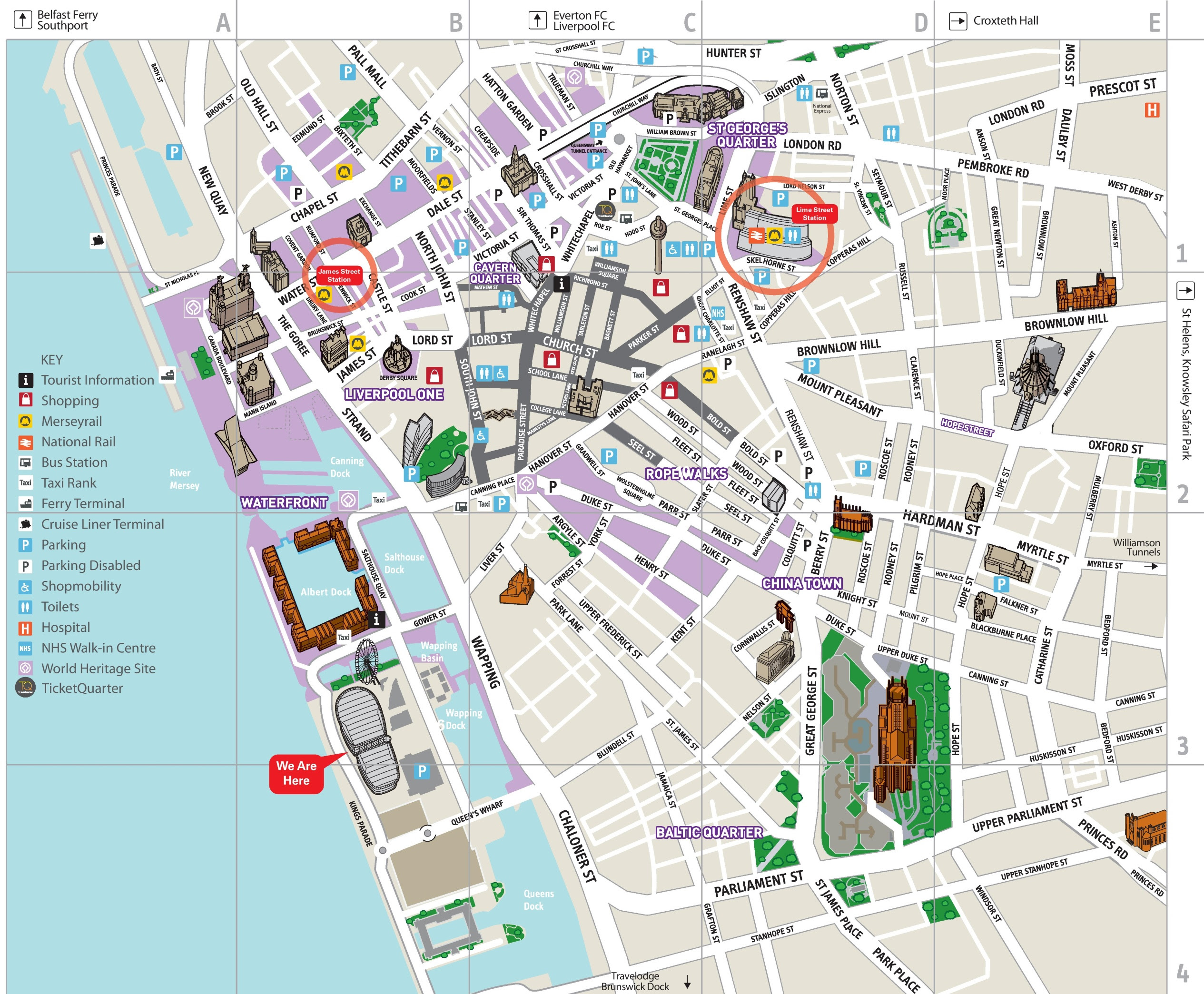 Map Of Liverpool City Centre Map Of Zip Codes