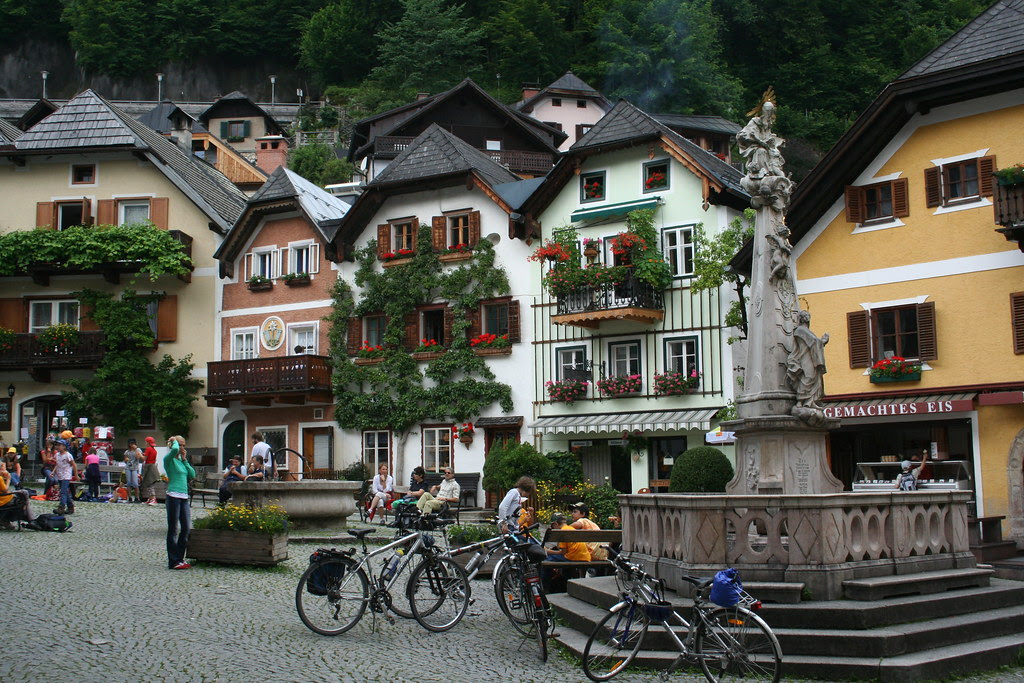 Torvet i Hallstat