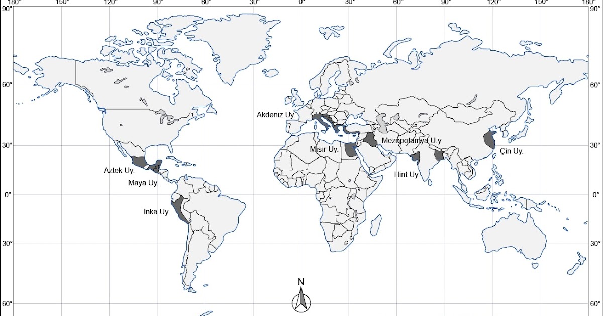Dünya Dilsiz Haritası A4 Boyutunda - WRHS