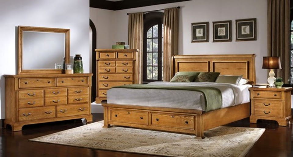 Black Solid Wood Bedroom Furniture - Studio Bedroom - Furniture