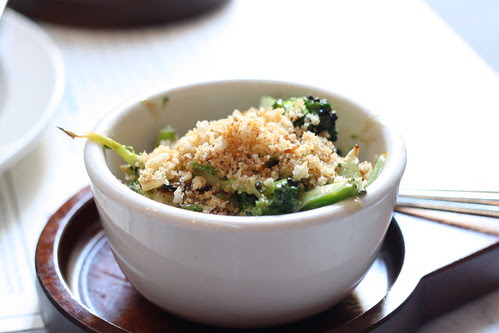 Broccoli with Roasted Garlic and Anchovy Vinaigrette
