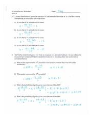 27 Z Score Practice Worksheet - Worksheet Information