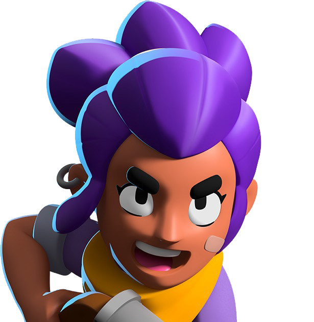 Silueta De Shelly Brawl Stars 5319