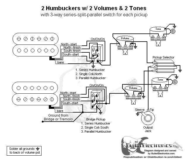 Les Paul 3 Way Switch Wiring schematic and wiring diagram