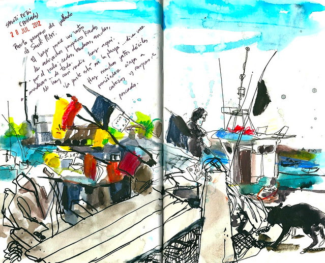 Sancti Petri. Puerto pesquero