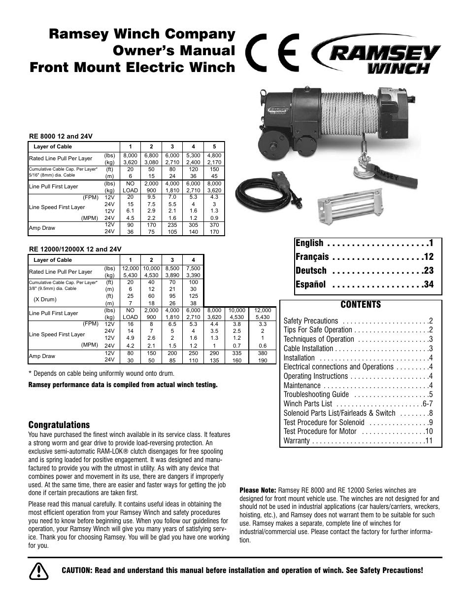 Ramsey Winch Motor Wiring Diagram - General Wiring Diagram