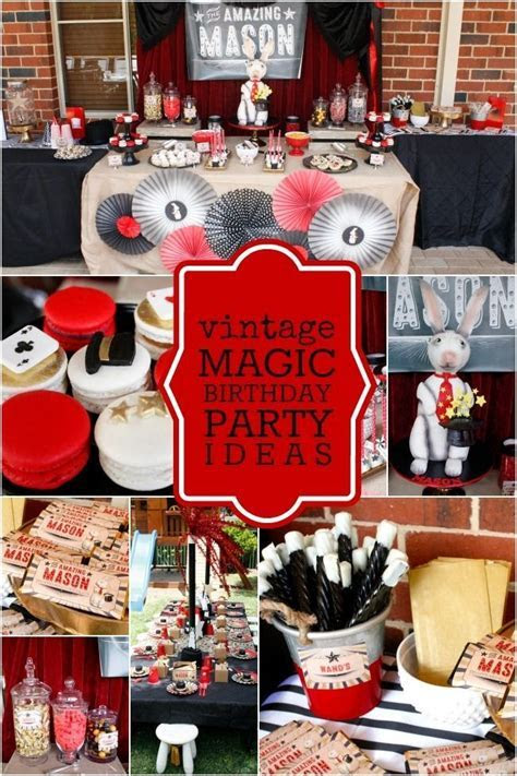 BOY'S VINTAGE MAGIC BIRTHDAY PARTY IDEAS BIRTHDAY PARTY BOY'S VINTAGE MAGIC BIRTHDAY PARTY IDEAS BIRTHDAY PARTY
