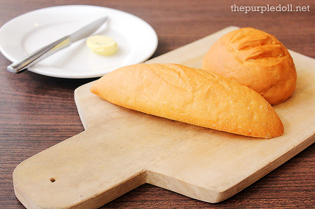 Complimentary bread and butter