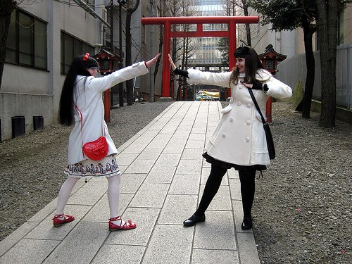 Me & Eva Fighting