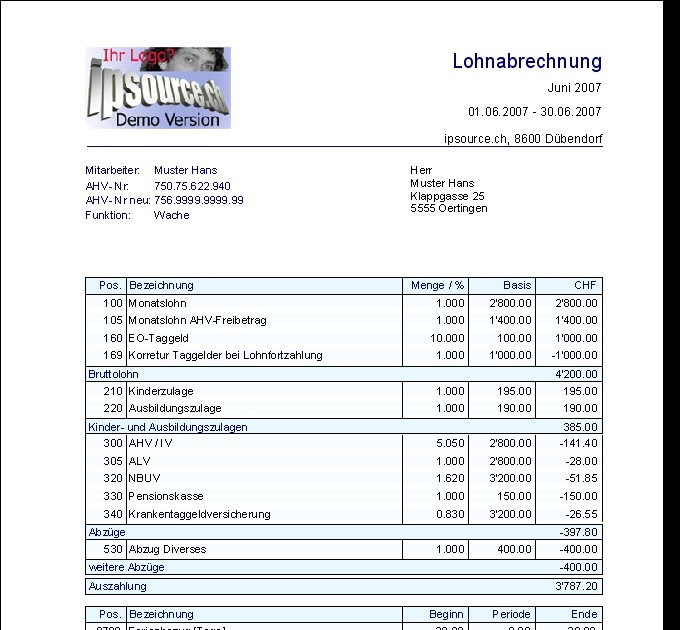 Business wissen, management, security: Lohn und ...