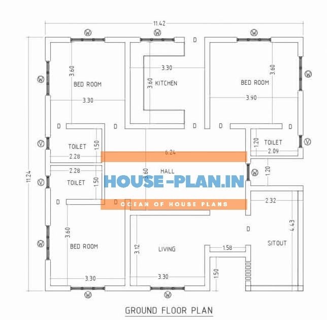 30*60 House Plan Single Floor - 40x60 House Plans Ideas Complete With