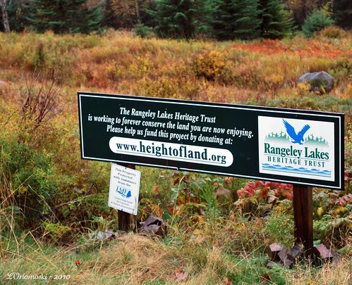 Height of Land Sign