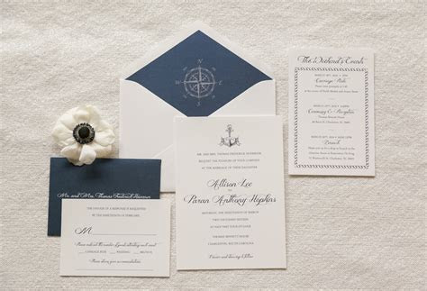 Nautical Wedding Invitation Anchor Invitation Compass Nautical Wedding Invitation Anchor Invitation Compass