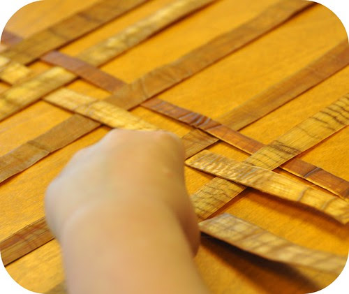 Weaving bark