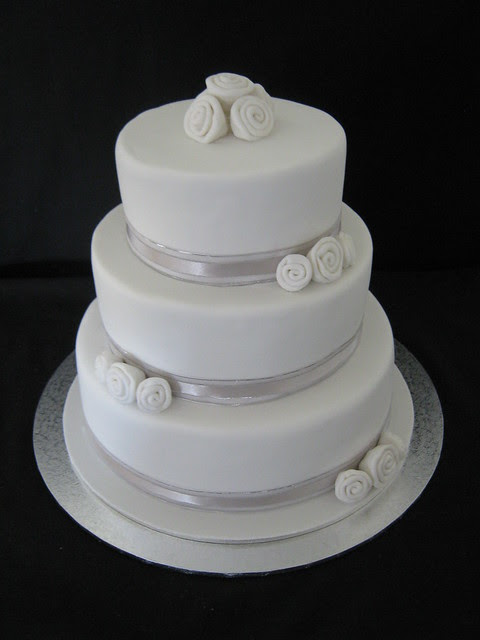 wedding cake ribbon Photo