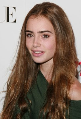 Blu's Eyebrow Blog: Celebrity Kid Model: Lily Collins