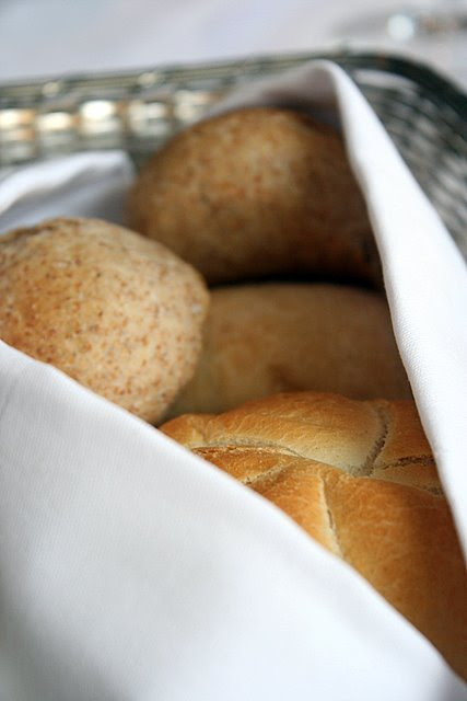 Complimentary bread basket